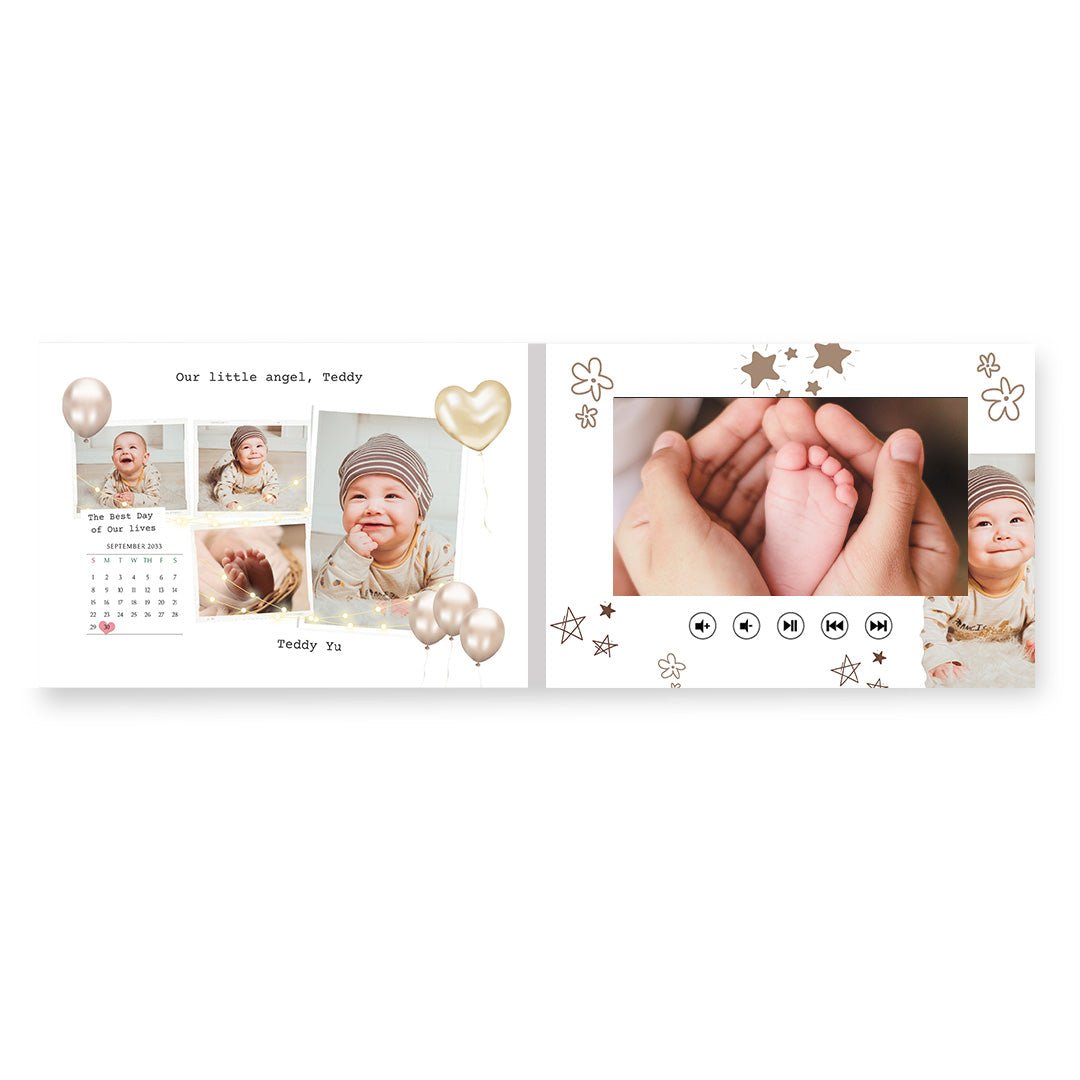 Customizable Newborn Family Video Book – Capture Precious Moments