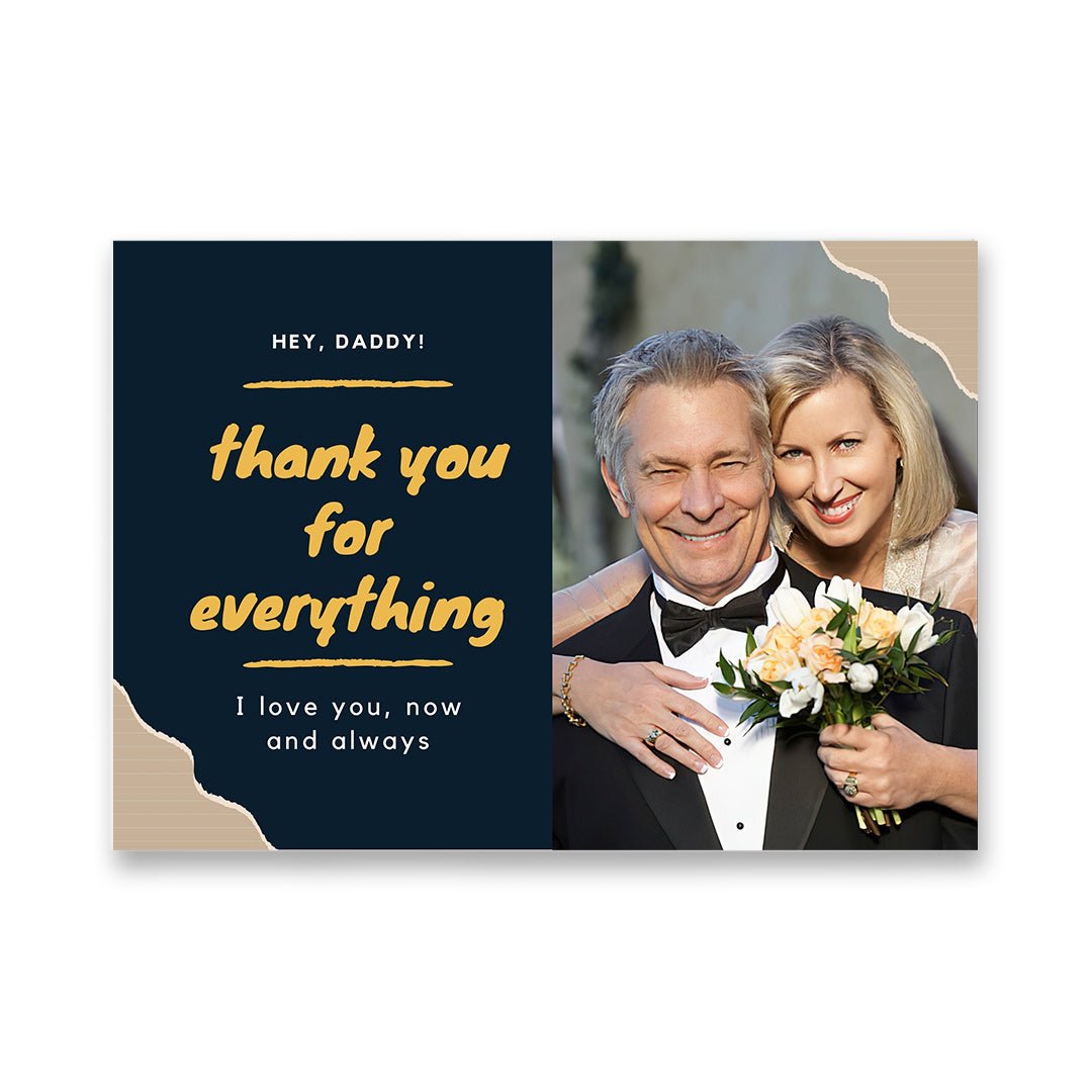 Custom Wedding Video Book – Heartfelt Gift for Father of the Bride in Royal Blue Theme