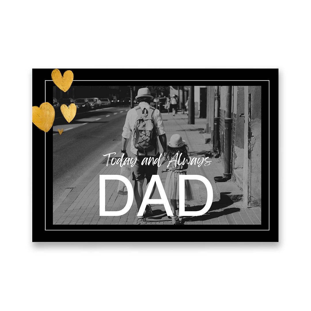 Personalised Wedding Video Book – Black and Gold Theme for Father of the Bride