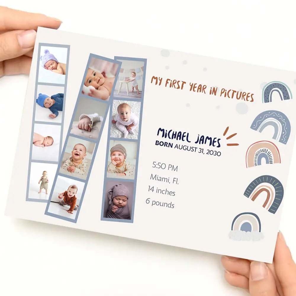 Personalized Newborn Family Video Book - Cherished Keepsake Album Newborn Video Book